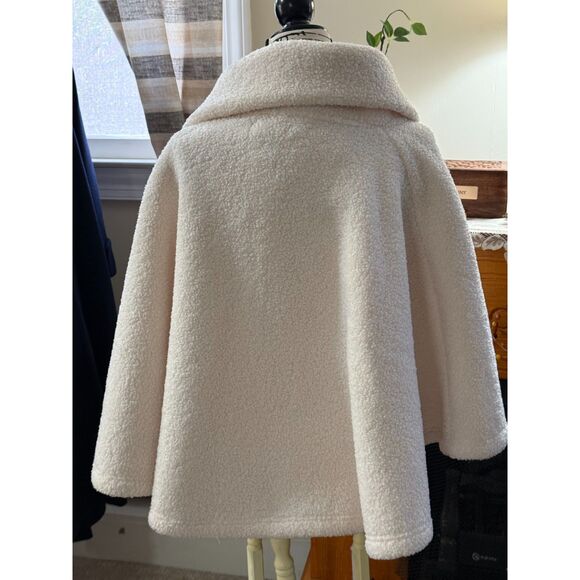 Calvin Klein Cream Cozy Cape - Picture 3 of 6